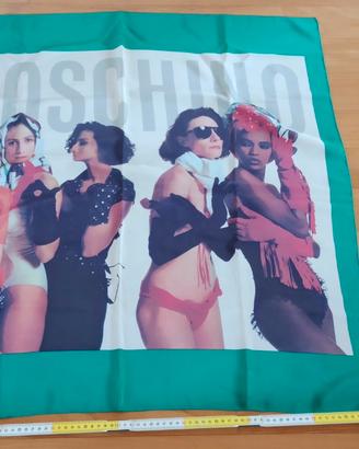 Foulard Moschino 100% pura seta originale