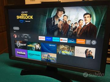 TV color monitor LED Xga wide LG 24tl510v 24'' pol