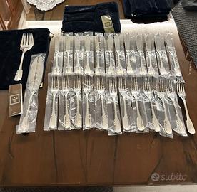 Set completo posate argento Christofle "Spatours"