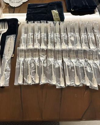 Set completo posate argento Christofle "Spatours"