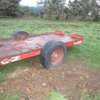 Pianale rimorchio porta cingoli