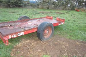 Pianale rimorchio porta cingoli