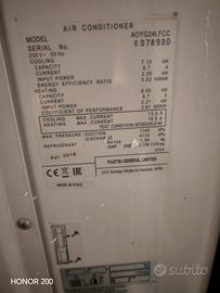 condizionatore Fujitsu 24.000 