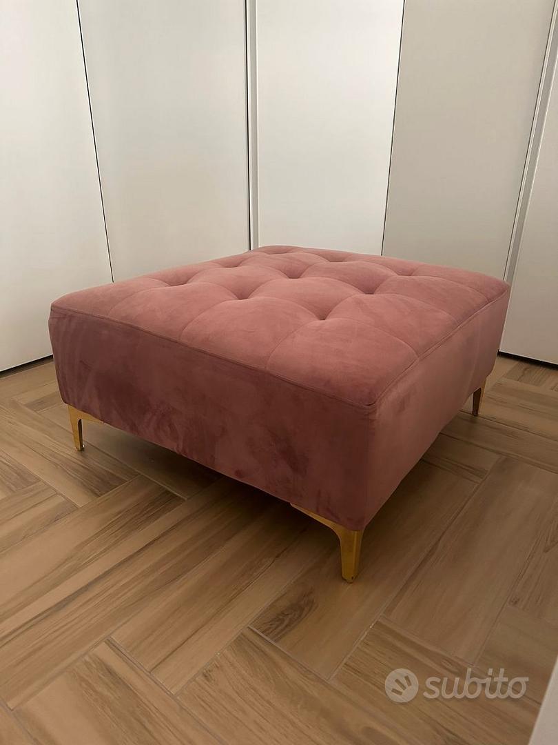 Pouf contenitore / tavolino velluto rosa - Arredamento e Casalinghi In  vendita a Rimini