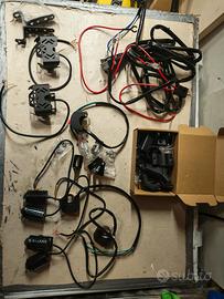 kit vari faretti moto + cablaggio completo