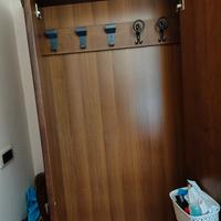 Cappottiera due ante legno massello 