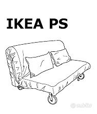 Divano letto IKEA PS - senza fodera e senza cuscin
