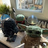 Set caschi Lego + Baby Yoda