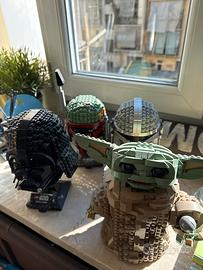 Set caschi Lego + Baby Yoda
