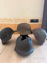 Lotto ruspante , elmetto tedesco no ww1