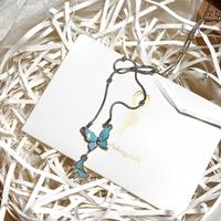 Collana argento butterfly