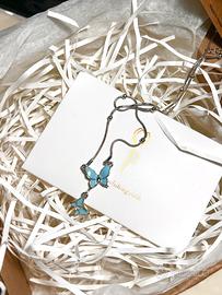 Collana argento butterfly