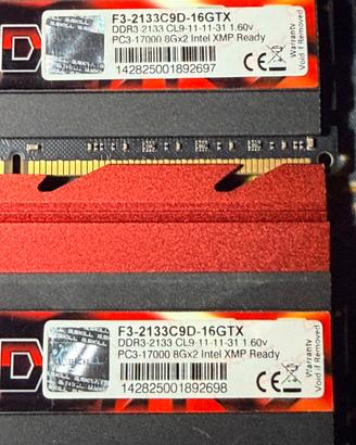 DDR3  G.Skill  trident X 16GB 2133