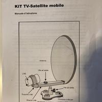 Kit TV satellite mobile