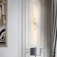 2 Lampada applique Led da parete color oro