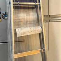 Scala in alluminio 7 gradini 150 kg imballata