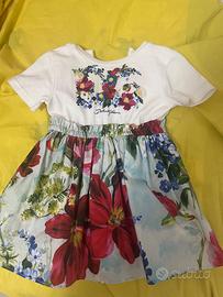 Abito bimba Dolce e Gabbana 6/9 mesi