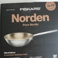 Wok in acciaio Norden, 28 cm

