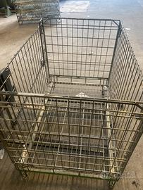 Casse zincate pieghevoli e sovrapponibili