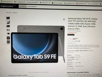 Tablet Samsung Galaxy tab9 Fe