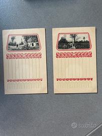 Cartoline stile Art Noveau primi ‘900 in rilievo