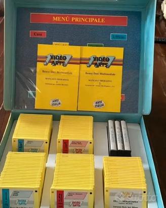 ENCICLOPEDIA MULTIMEDIALE VINTAGE FLOPPY DISK.