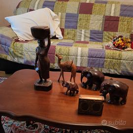 Oggetti decorativi in legno Vintage