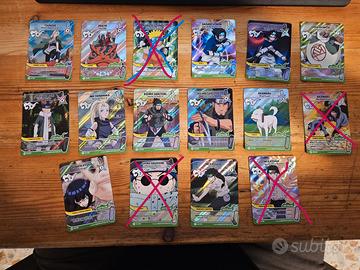 Naruto Mythos - Holo Cards C e UC - carte singole