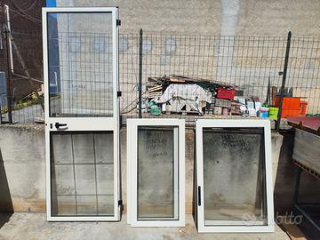 FINESTRE IN ALLUMINIO COME NUOVE CON TELAI