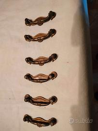 maniglie in ottone vintag