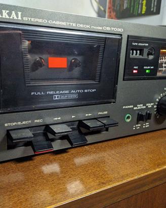 Registratore cassette Akai CS-703D da revisionare