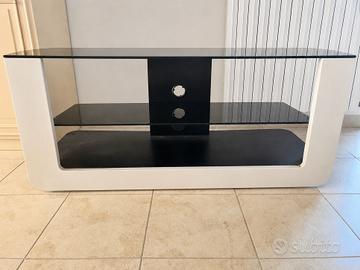 Mobile porta TV Meliconi in vetro nero – 120 cm