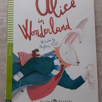 Libro scuola "Alice in wonderland" con cd