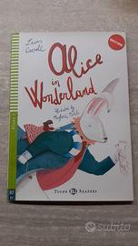 Libro scuola "Alice in wonderland" con cd