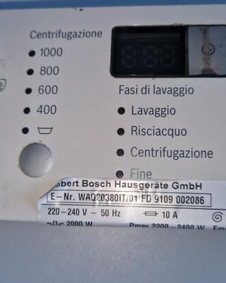 Scheda lavatrice Bosch WAQ20380IT/01