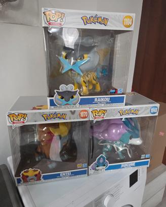 funko pop raikou entei suicune pokemon limited 