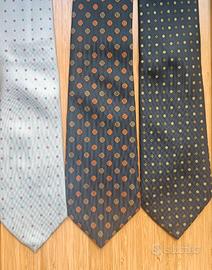 lotto di tre cravatte  Marinella 