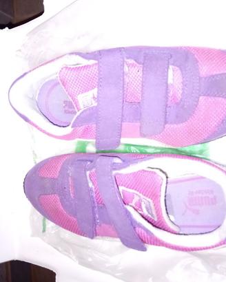 Sneackers Puma fuxia n. 33 + omaggio New Balance