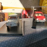 LOTTO DI DUE MODELLINI FIAT PANDA  FIAT 600