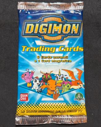 Bustina vintage anno 1999 Digimon
