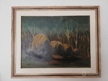 QUADRO ORIGINALE PITTRICE "LUIGINA DE GRANDIS".
