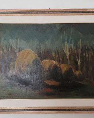 QUADRO ORIGINALE PITTRICE "LUIGINA DE GRANDIS".