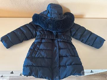 Cappottino invernale blu notte 3/4 anni