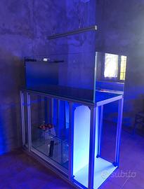 Acquario marino extrachiaro piu sump