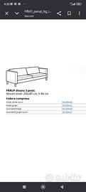 Divano IKEA PÄRUP 3 posti