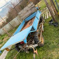 Motofalciatrice diesel bcs e carrello funzionante