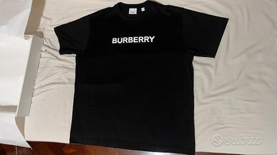 Burberry T-shirt originale nera nuova taglia M