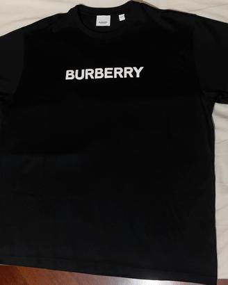 Burberry T-shirt originale nera nuova taglia M