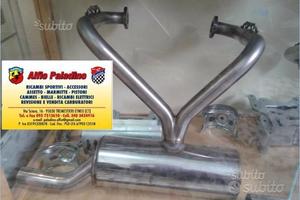 Scarico in acciaio inox per fiat 500/126