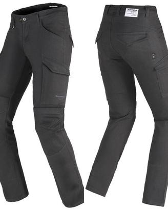 PANTALONE MOTO SPIDI J76 CARGO UOMO NERO TESSUTO C